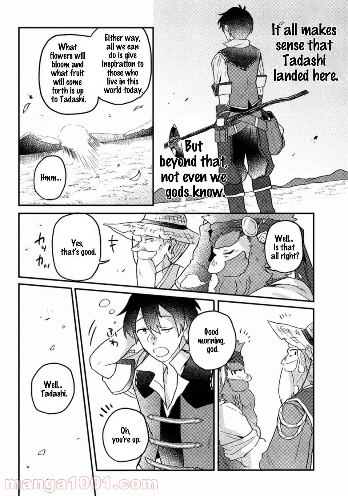 Revolution in production with the blessings of the gods - While living a leisurely, slow life in a corner of another world, somehow a diverse group of people gathered to form the strongest nation... Chapter 2.3 page 8