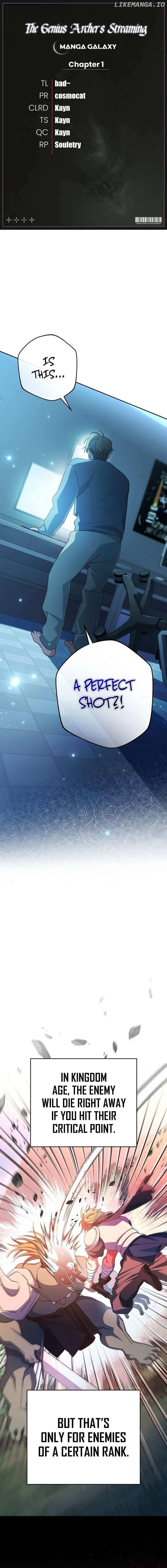 Genius Archer's Livestreaming Chapter 6 page 1