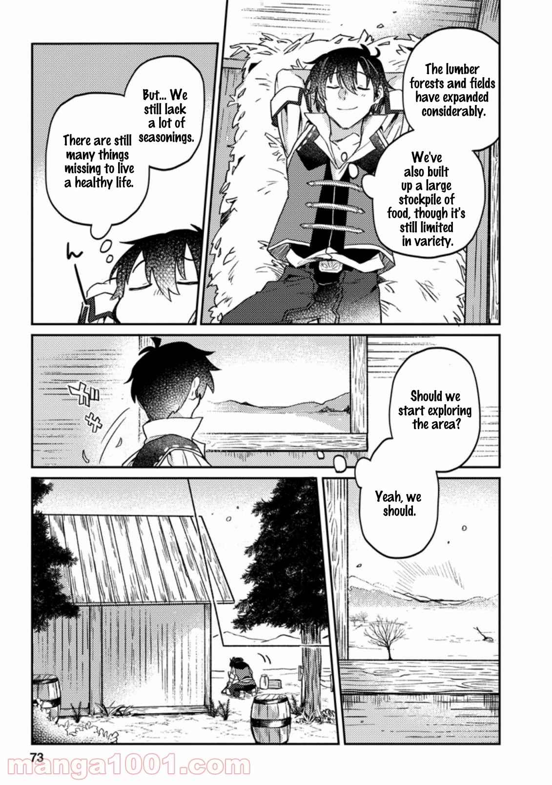 Revolution in production with the blessings of the gods - While living a leisurely, slow life in a corner of another world, somehow a diverse group of people gathered to form the strongest nation... Chapter 3.1 page 8