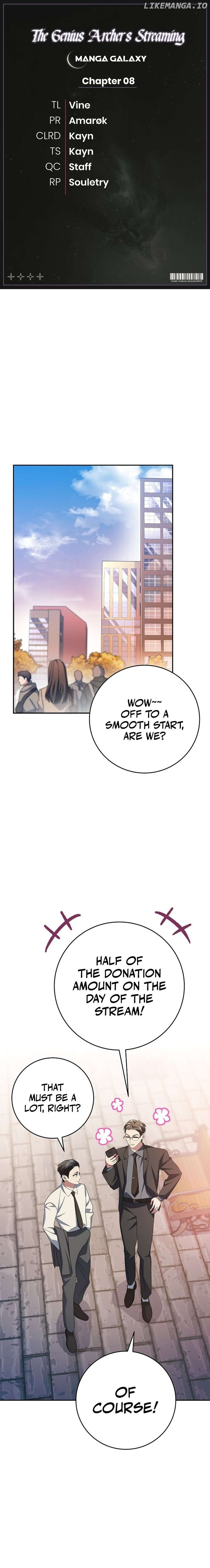 Genius Archer's Livestreaming Chapter 8 page 1
