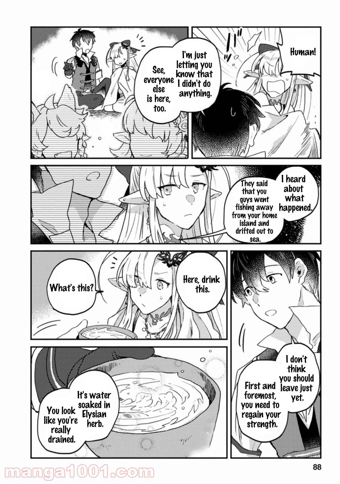 Revolution in production with the blessings of the gods - While living a leisurely, slow life in a corner of another world, somehow a diverse group of people gathered to form the strongest nation... Chapter 3.3 page 3