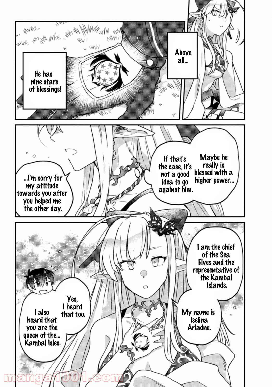 Revolution in production with the blessings of the gods - While living a leisurely, slow life in a corner of another world, somehow a diverse group of people gathered to form the strongest nation... Chapter 3.3 page 6