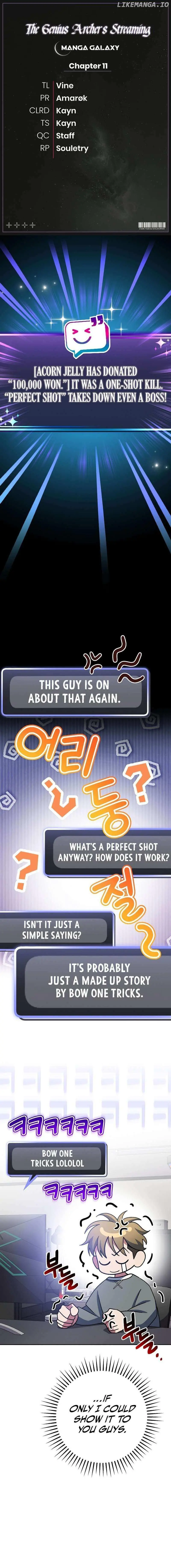 Genius Archer's Livestreaming Chapter 9 page 1