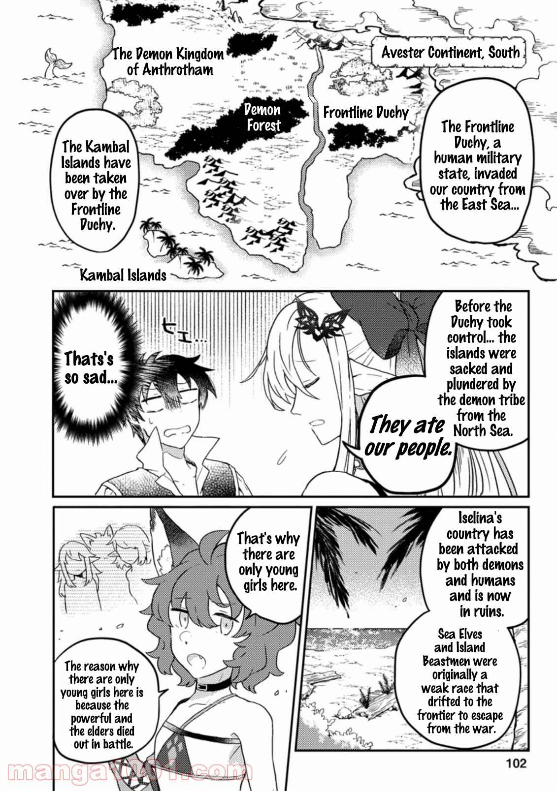 Revolution in production with the blessings of the gods - While living a leisurely, slow life in a corner of another world, somehow a diverse group of people gathered to form the strongest nation... Chapter 4.1 page 5