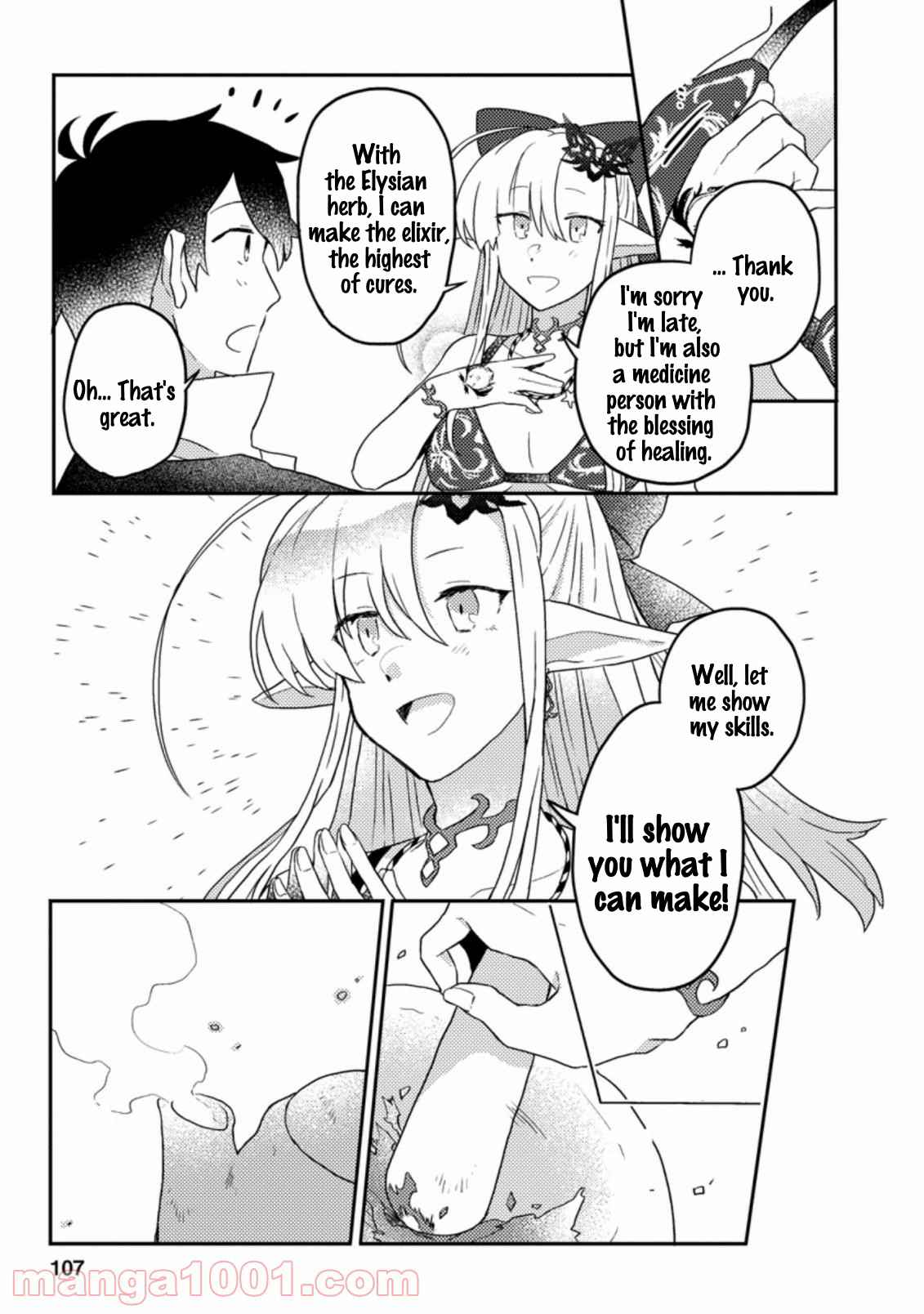 Revolution in production with the blessings of the gods - While living a leisurely, slow life in a corner of another world, somehow a diverse group of people gathered to form the strongest nation... Chapter 4.1 page 10