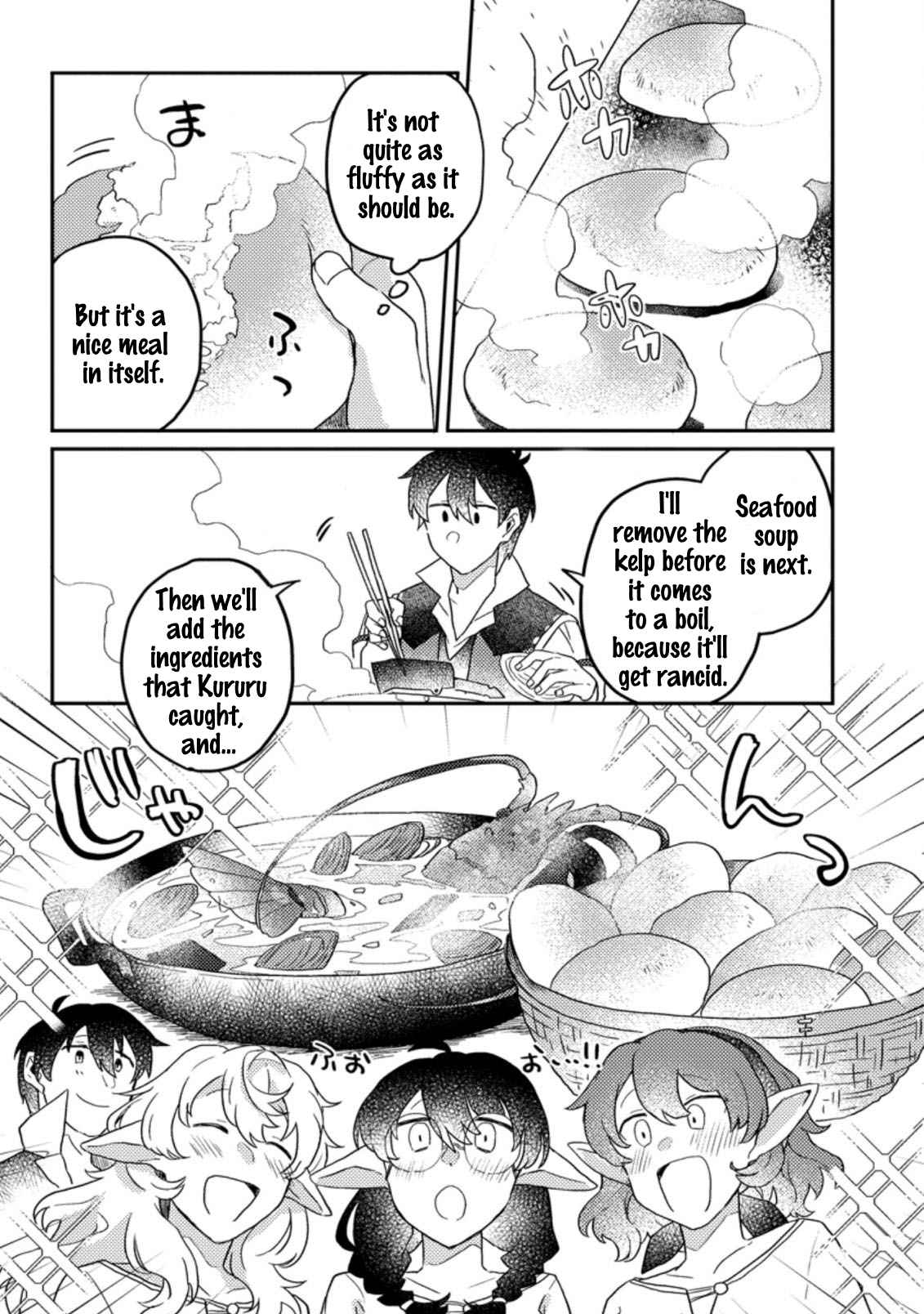 Revolution in production with the blessings of the gods - While living a leisurely, slow life in a corner of another world, somehow a diverse group of people gathered to form the strongest nation... Chapter 5.1 page 10