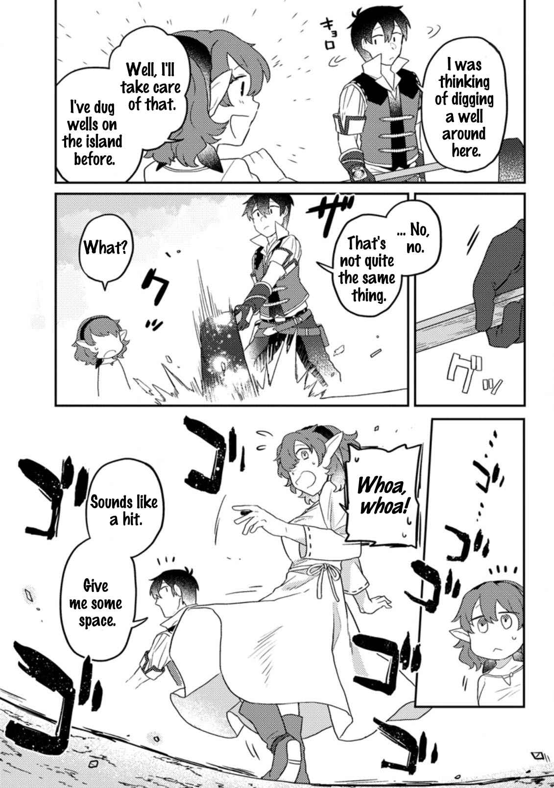 Revolution in production with the blessings of the gods - While living a leisurely, slow life in a corner of another world, somehow a diverse group of people gathered to form the strongest nation... Chapter 5.1 page 5