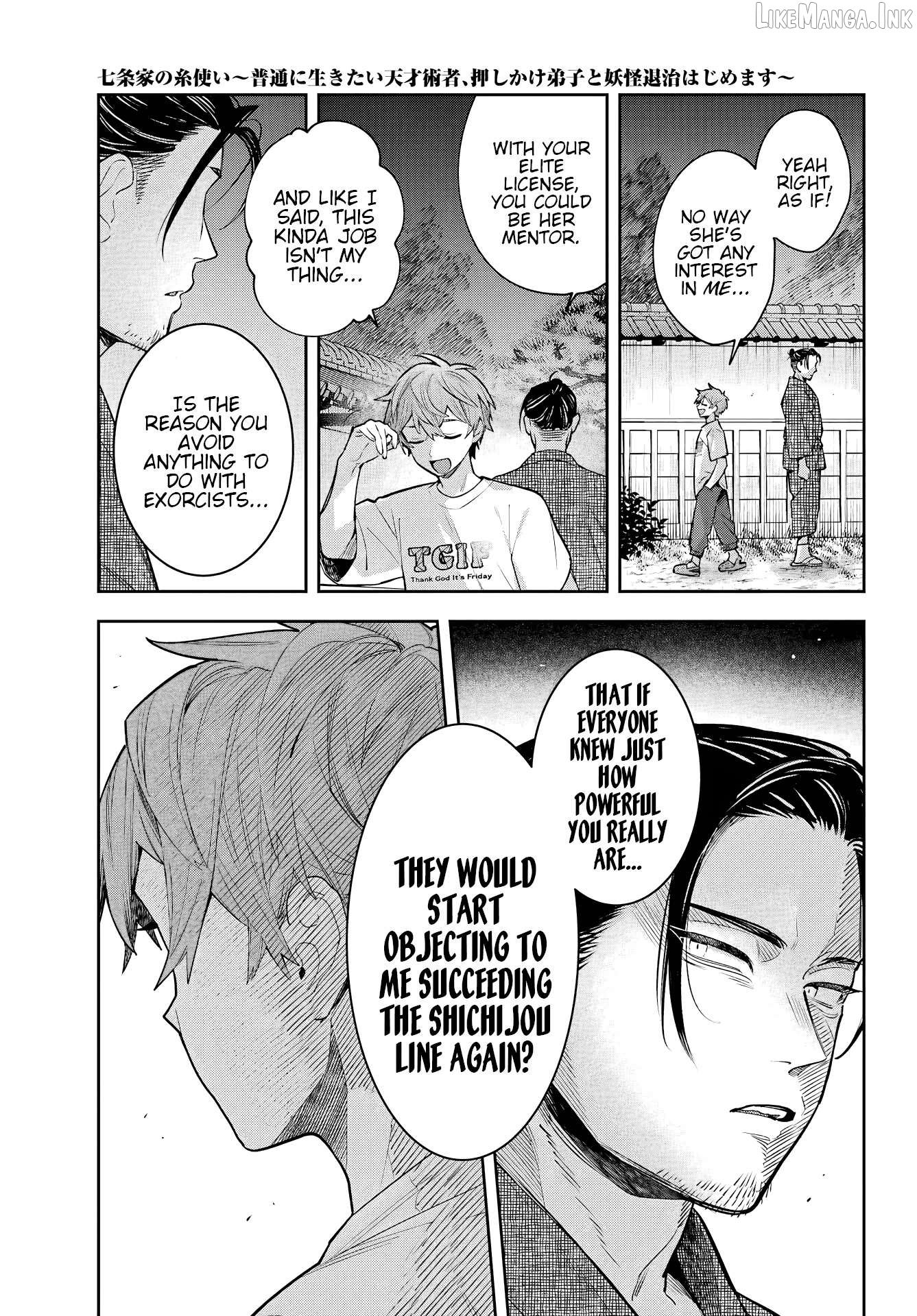 The Thread User of the Shichijou Family ~The Genius Sorcerer Who Wants to Live Normally Starts Exterminating Youkai with an Uninvited Apprentice~ Chapter 1 page 42