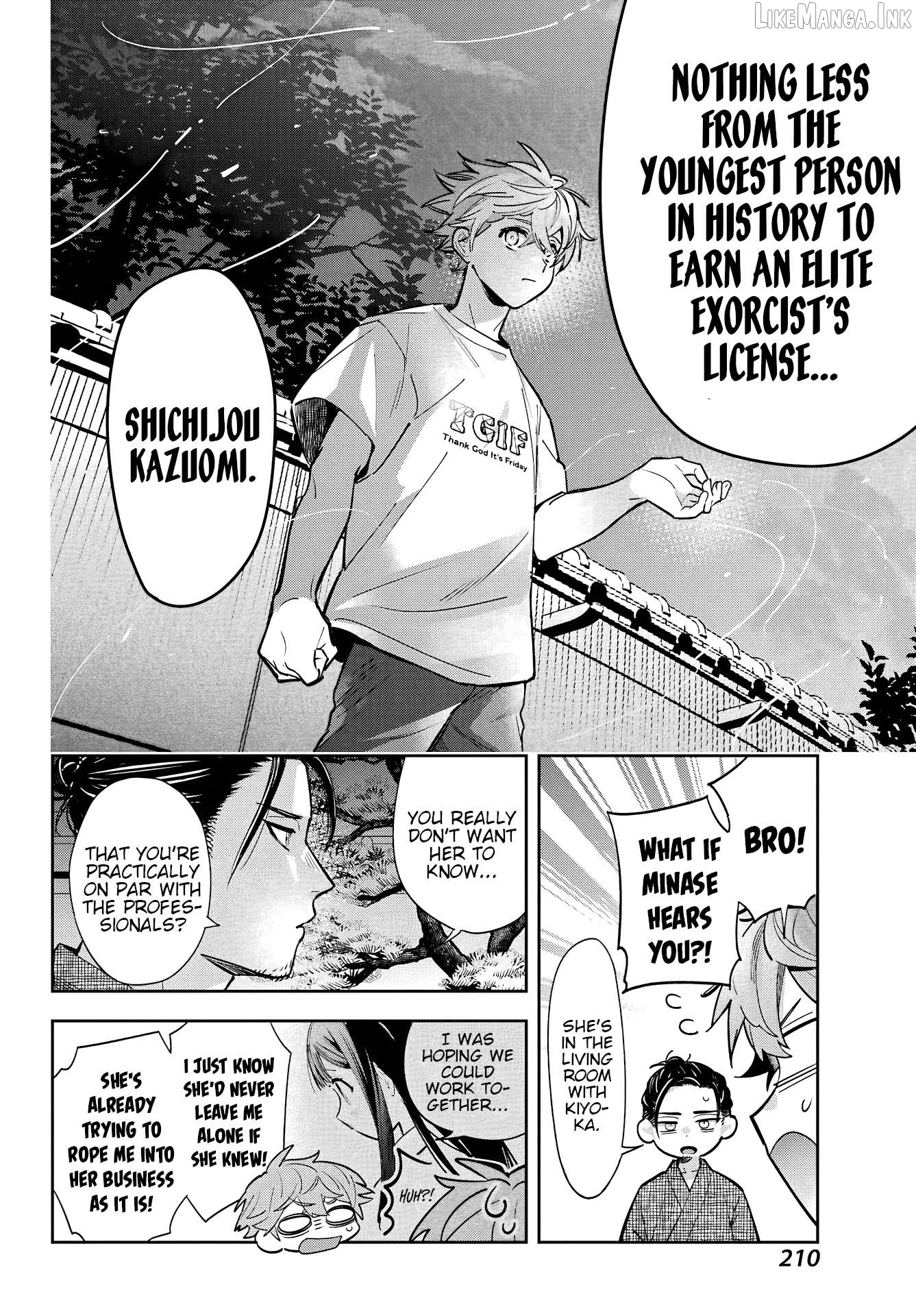 The Thread User of the Shichijou Family ~The Genius Sorcerer Who Wants to Live Normally Starts Exterminating Youkai with an Uninvited Apprentice~ Chapter 1 page 39