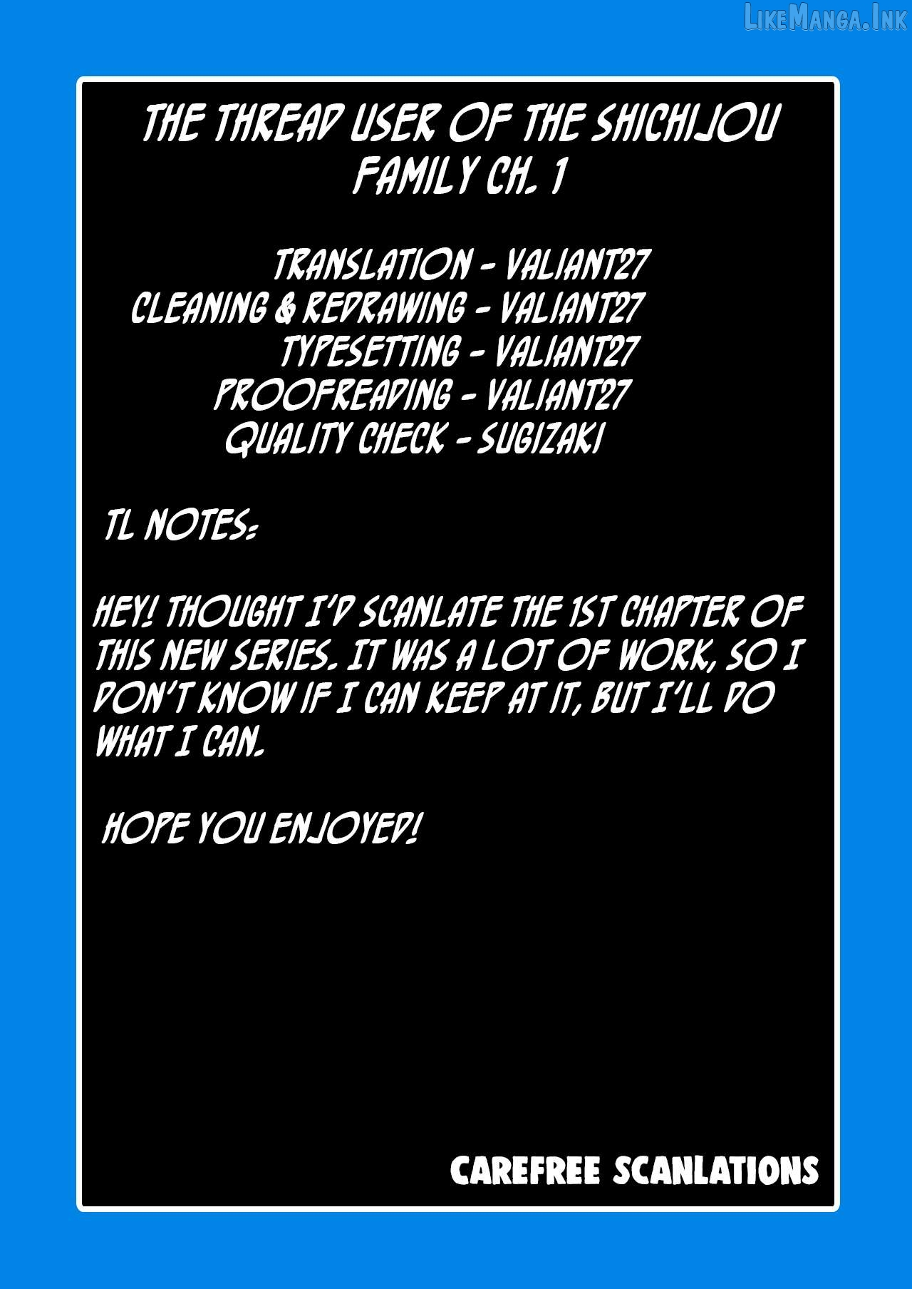 The Thread User of the Shichijou Family ~The Genius Sorcerer Who Wants to Live Normally Starts Exterminating Youkai with an Uninvited Apprentice~ Chapter 1 page 62