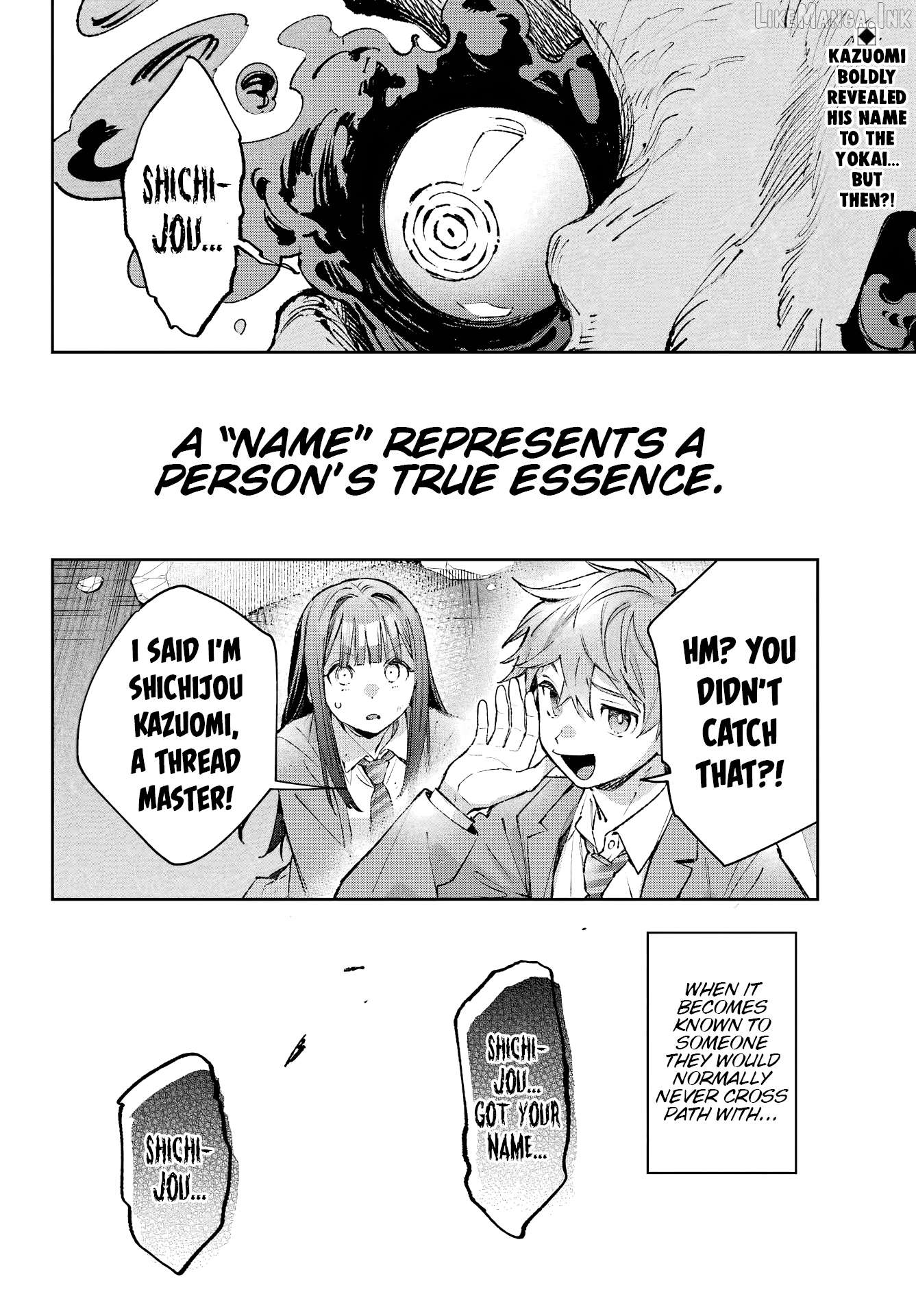 The Thread User of the Shichijou Family ~The Genius Sorcerer Who Wants to Live Normally Starts Exterminating Youkai with an Uninvited Apprentice~ Chapter 3 page 2