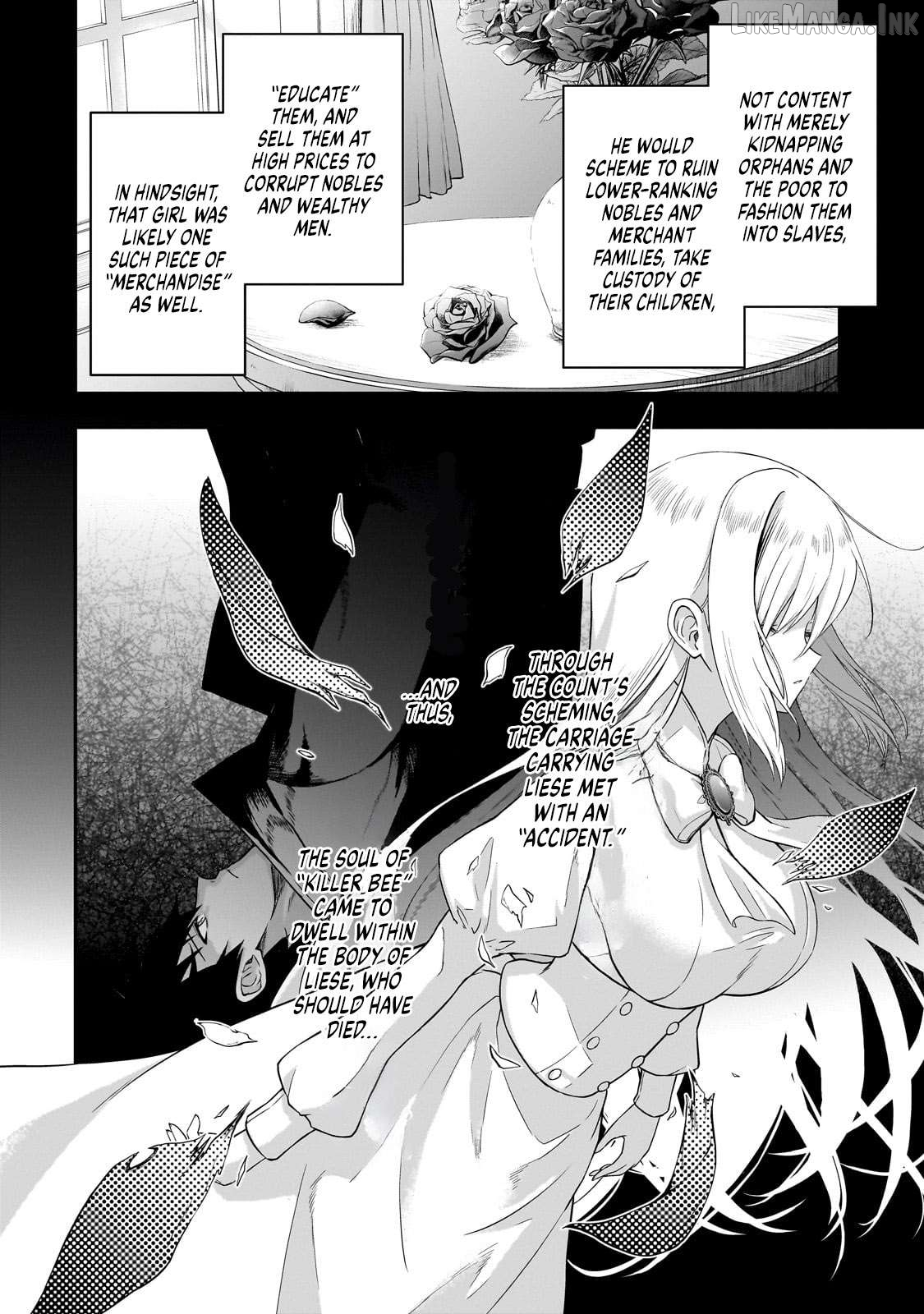 Hissatsu Reijou Liese ~Tensei Shita Saikyou no Koroshiya wa, Yami wo Matou Akuyaku Reijou to Naru~ Chapter 1 page 33
