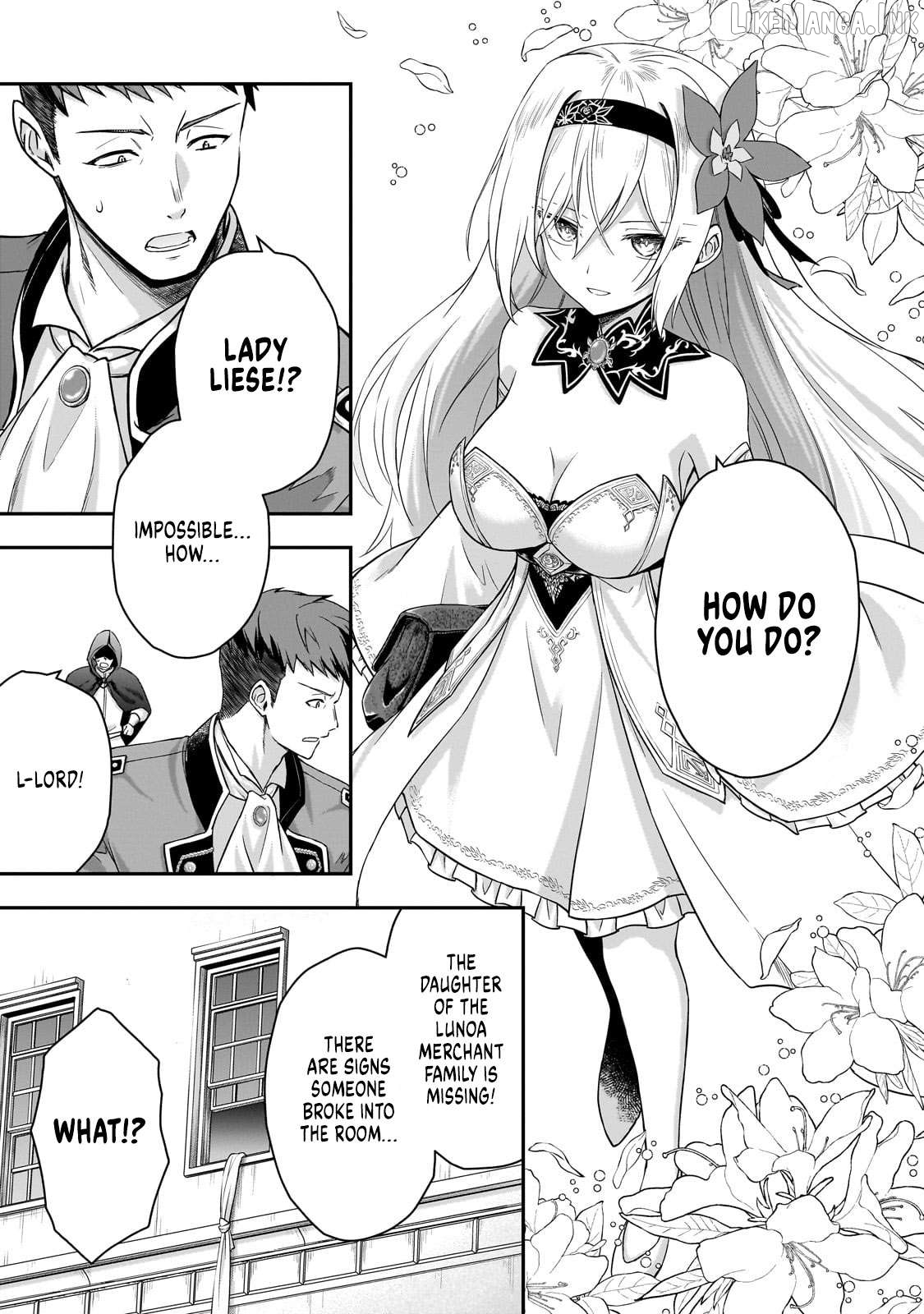Hissatsu Reijou Liese ~Tensei Shita Saikyou no Koroshiya wa, Yami wo Matou Akuyaku Reijou to Naru~ Chapter 1 page 52