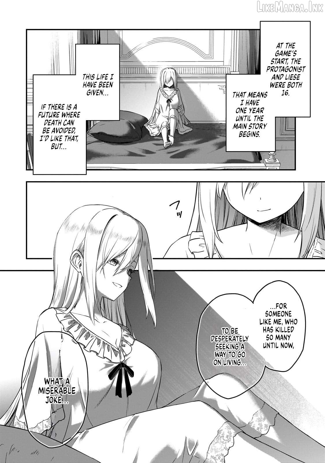 Hissatsu Reijou Liese ~Tensei Shita Saikyou no Koroshiya wa, Yami wo Matou Akuyaku Reijou to Naru~ Chapter 1 page 23