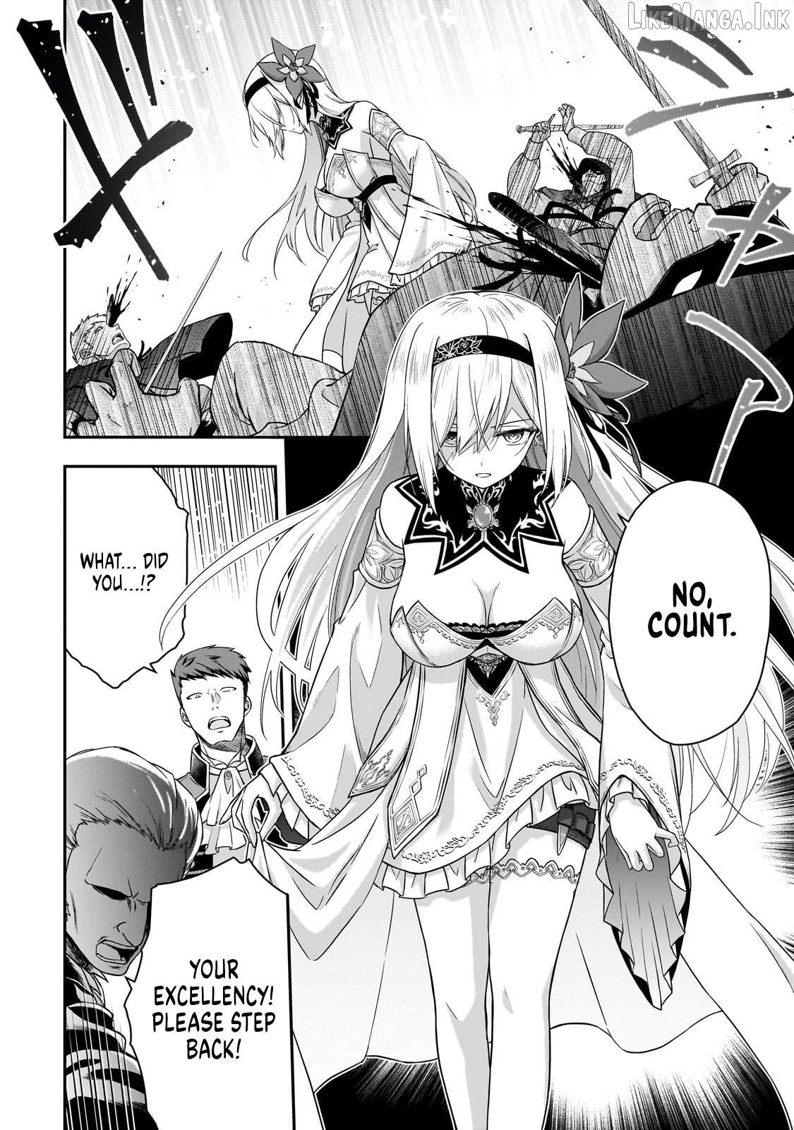 Hissatsu Reijou Liese ~Tensei Shita Saikyou no Koroshiya wa, Yami wo Matou Akuyaku Reijou to Naru~ Chapter 1 page 57