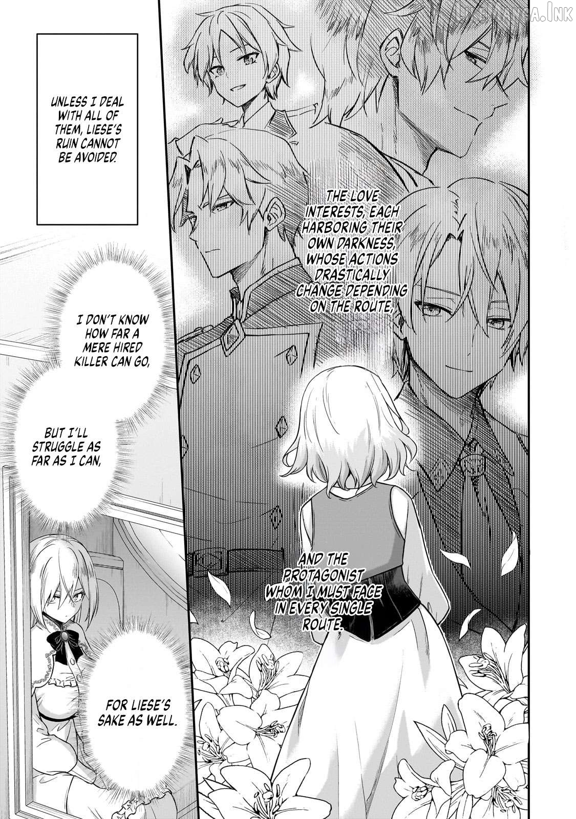 Hissatsu Reijou Liese ~Tensei Shita Saikyou no Koroshiya wa, Yami wo Matou Akuyaku Reijou to Naru~ Chapter 1 page 71
