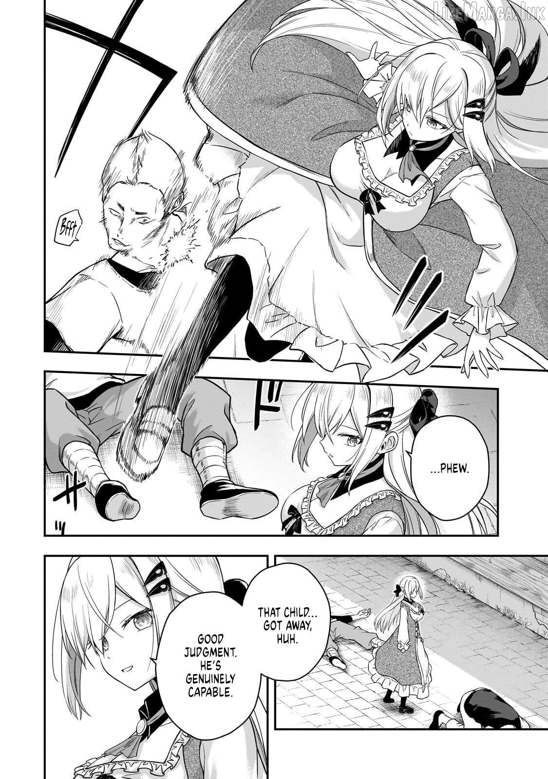 Hissatsu Reijou Liese ~Tensei Shita Saikyou no Koroshiya wa, Yami wo Matou Akuyaku Reijou to Naru~ Chapter 2.2 page 9
