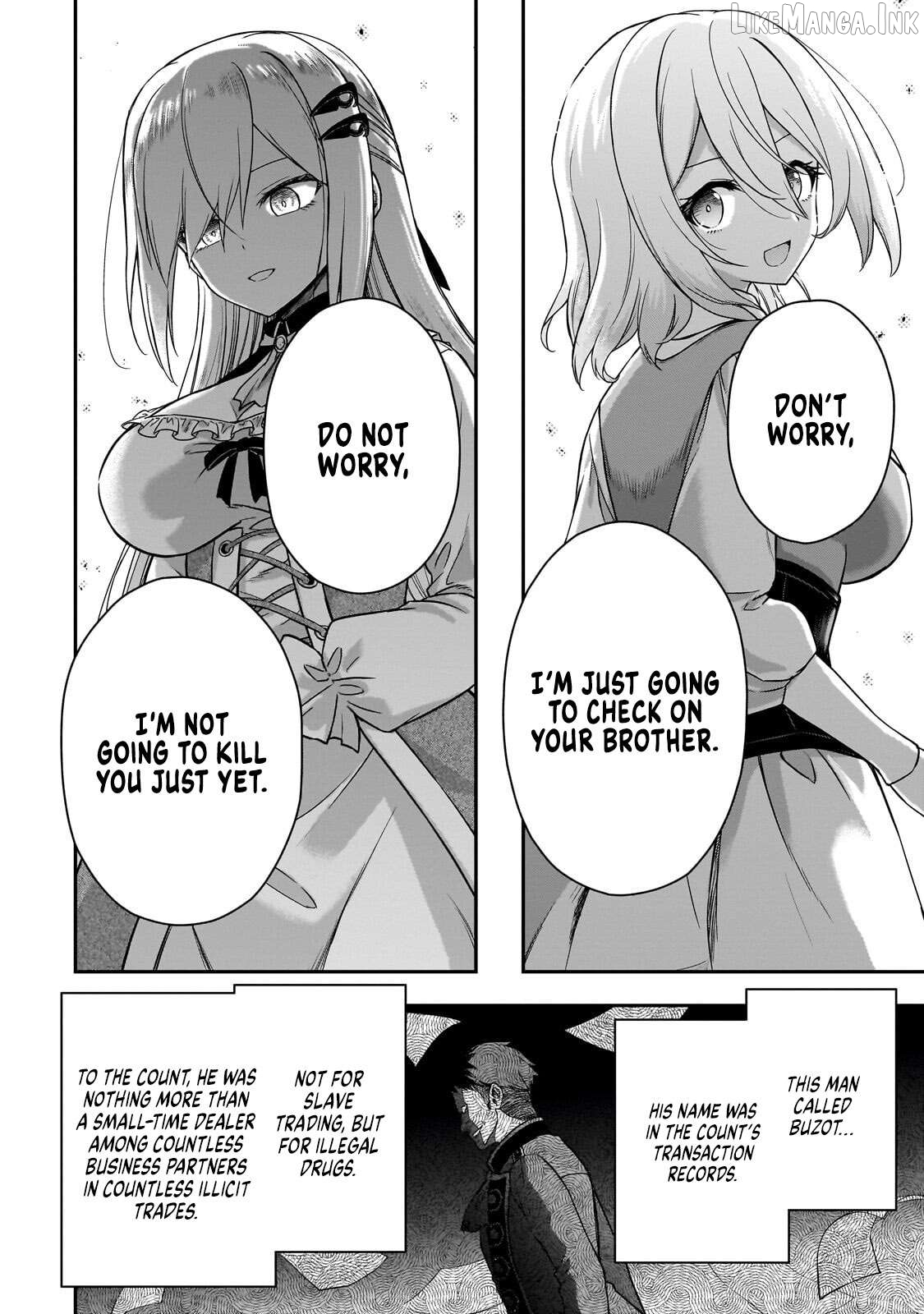 Hissatsu Reijou Liese ~Tensei Shita Saikyou no Koroshiya wa, Yami wo Matou Akuyaku Reijou to Naru~ Chapter 3.1 page 2