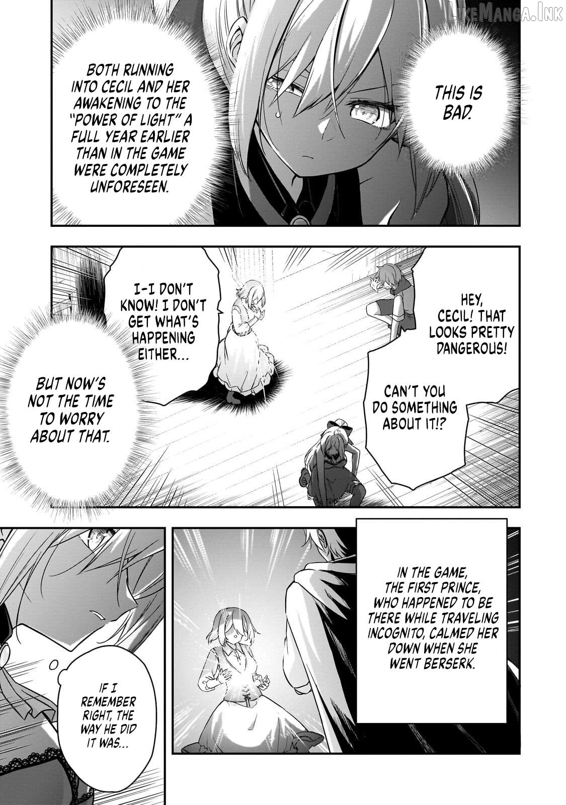 Hissatsu Reijou Liese ~Tensei Shita Saikyou no Koroshiya wa, Yami wo Matou Akuyaku Reijou to Naru~ Chapter 4.1 page 6