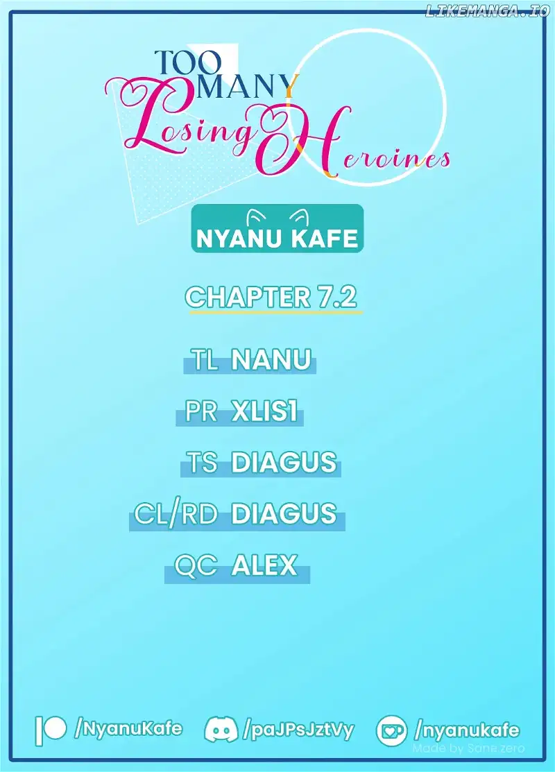 Too Many Losing Heroines! Chapter 7.2 page 1
