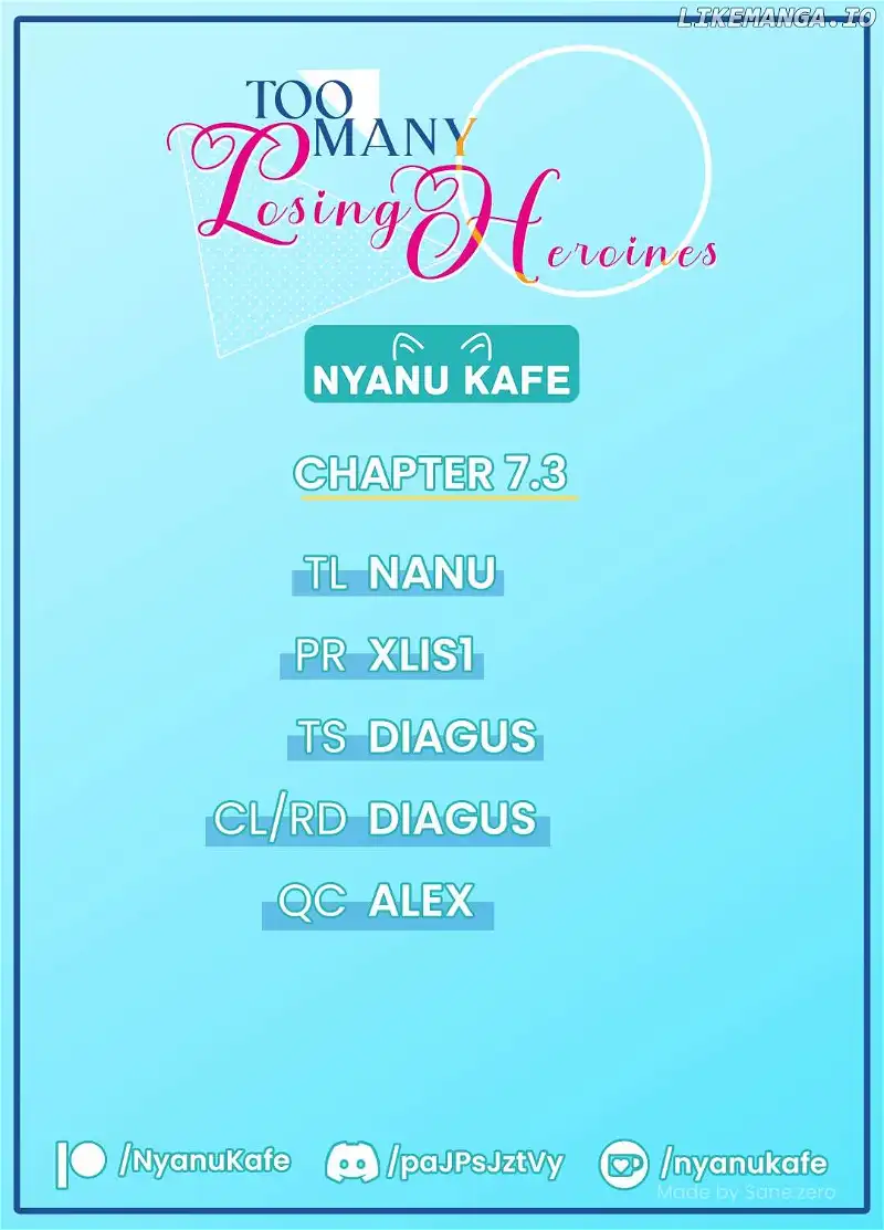 Too Many Losing Heroines! Chapter 7.3 page 1
