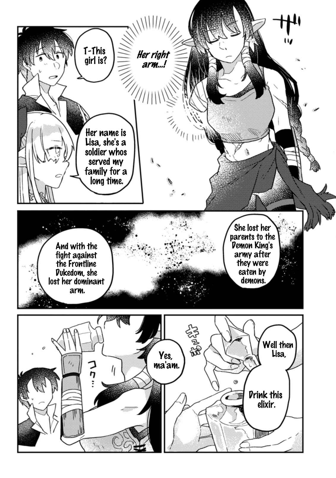 Revolution in production with the blessings of the gods - While living a leisurely, slow life in a corner of another world, somehow a diverse group of people gathered to form the strongest nation... Chapter 6.1 page 4