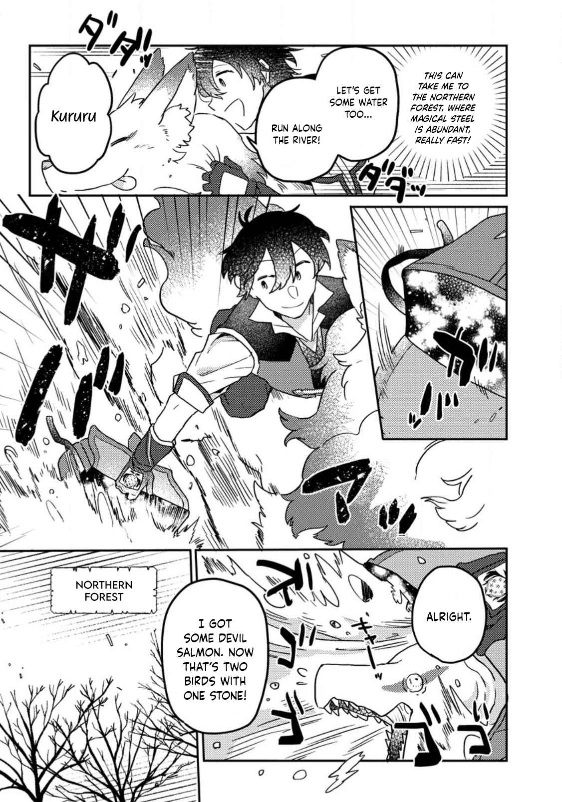 Revolution in production with the blessings of the gods - While living a leisurely, slow life in a corner of another world, somehow a diverse group of people gathered to form the strongest nation... Chapter 7.1 page 8