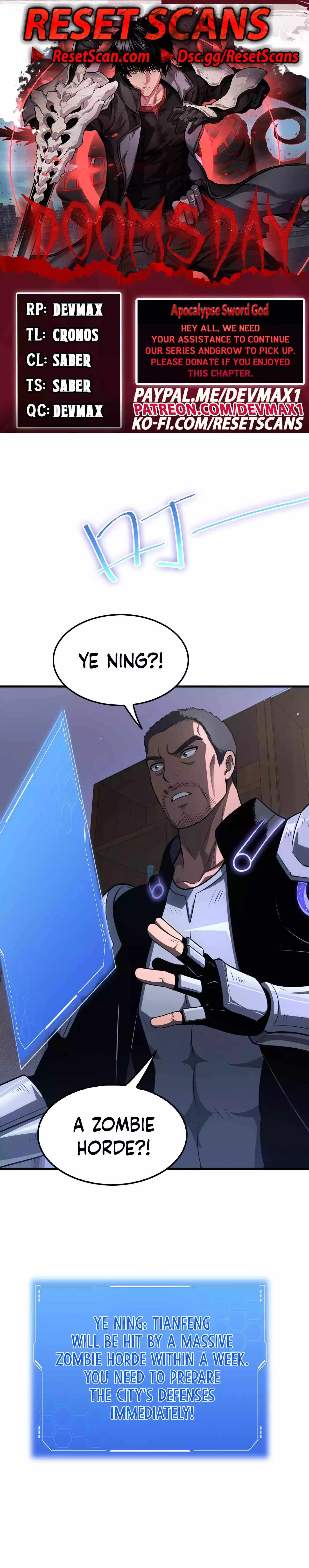 Apocalypse Sword God Chapter 17 page 1