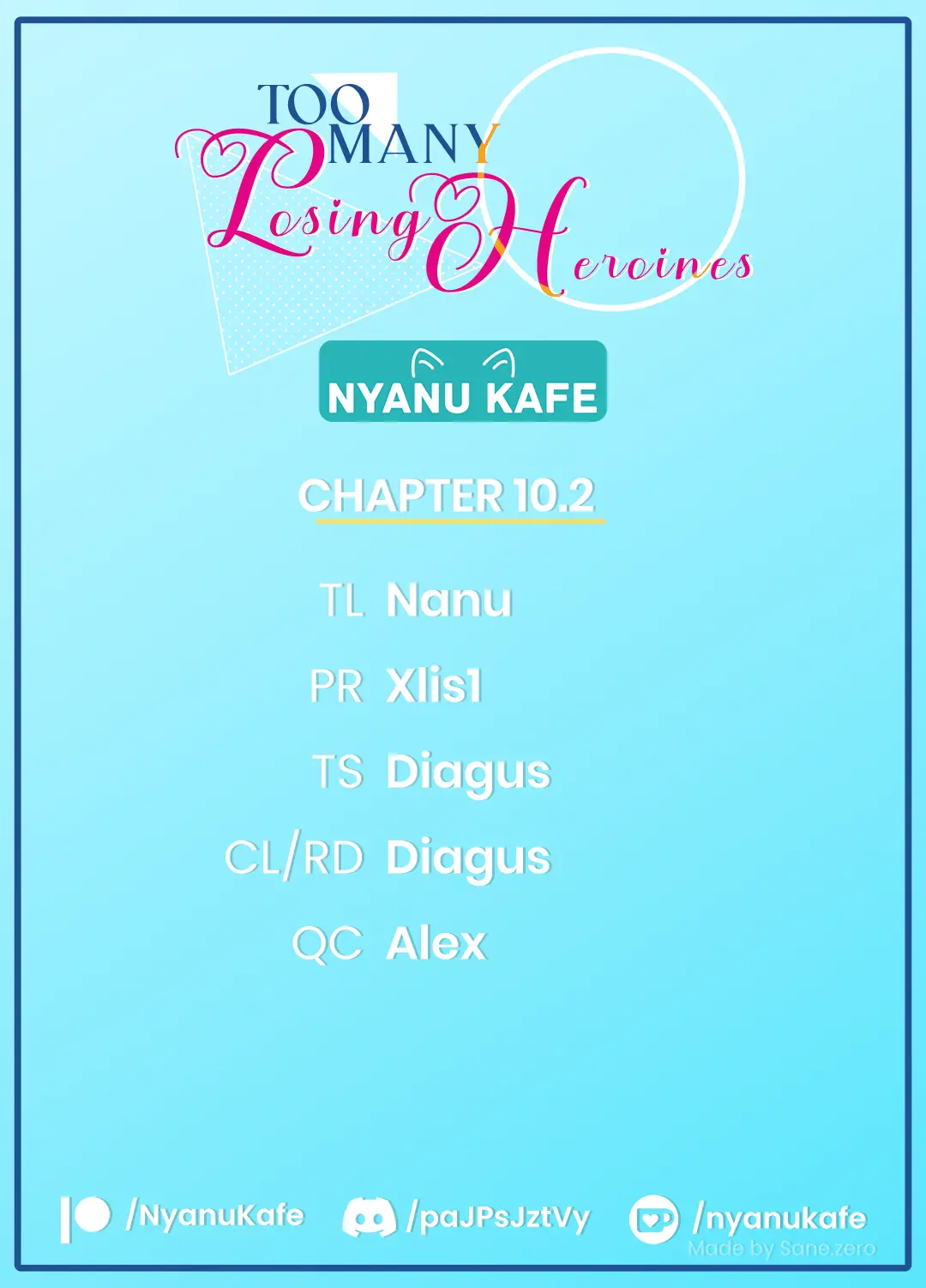 Too Many Losing Heroines! Chapter 10.2 page 1