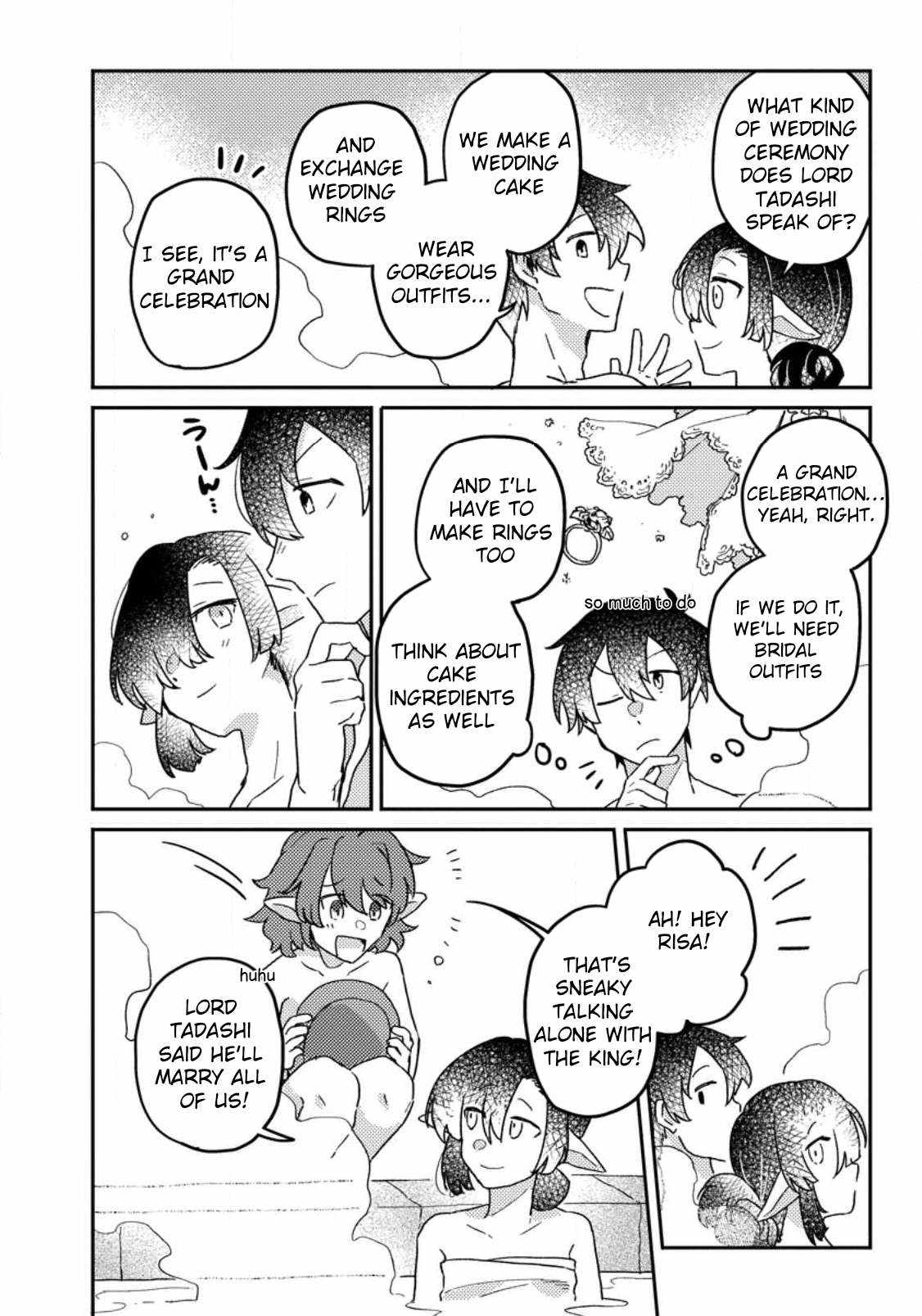 Revolution in production with the blessings of the gods - While living a leisurely, slow life in a corner of another world, somehow a diverse group of people gathered to form the strongest nation... Chapter 7.3 page 8