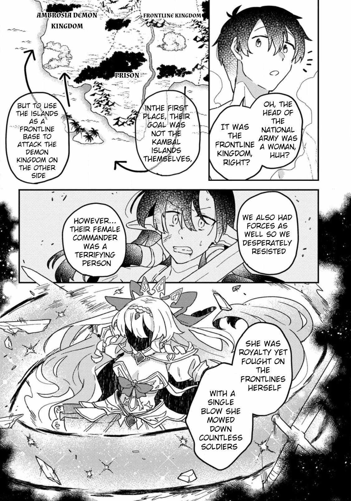 Revolution in production with the blessings of the gods - While living a leisurely, slow life in a corner of another world, somehow a diverse group of people gathered to form the strongest nation... Chapter 7.3 page 3