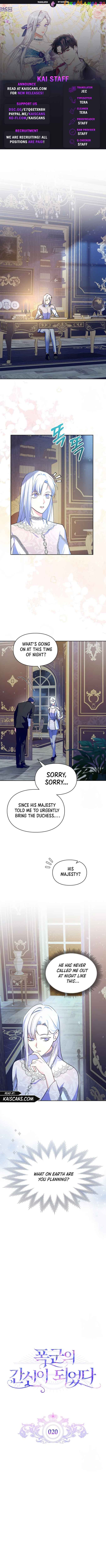 I Became the Tyrant's Dishonest Adviser Chapter 20 page 1