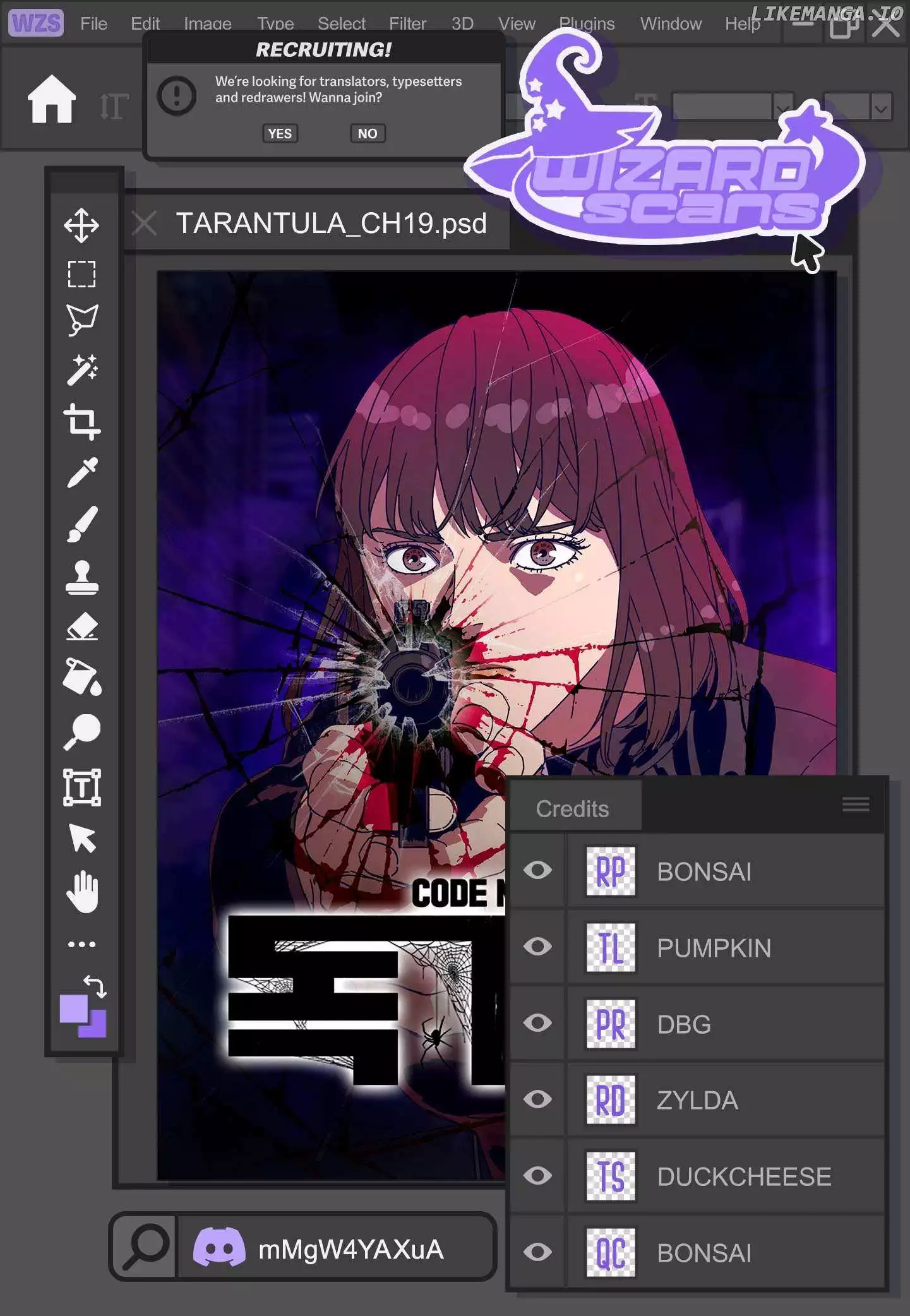 Code Name: TARANTULA Chapter 19 page 1