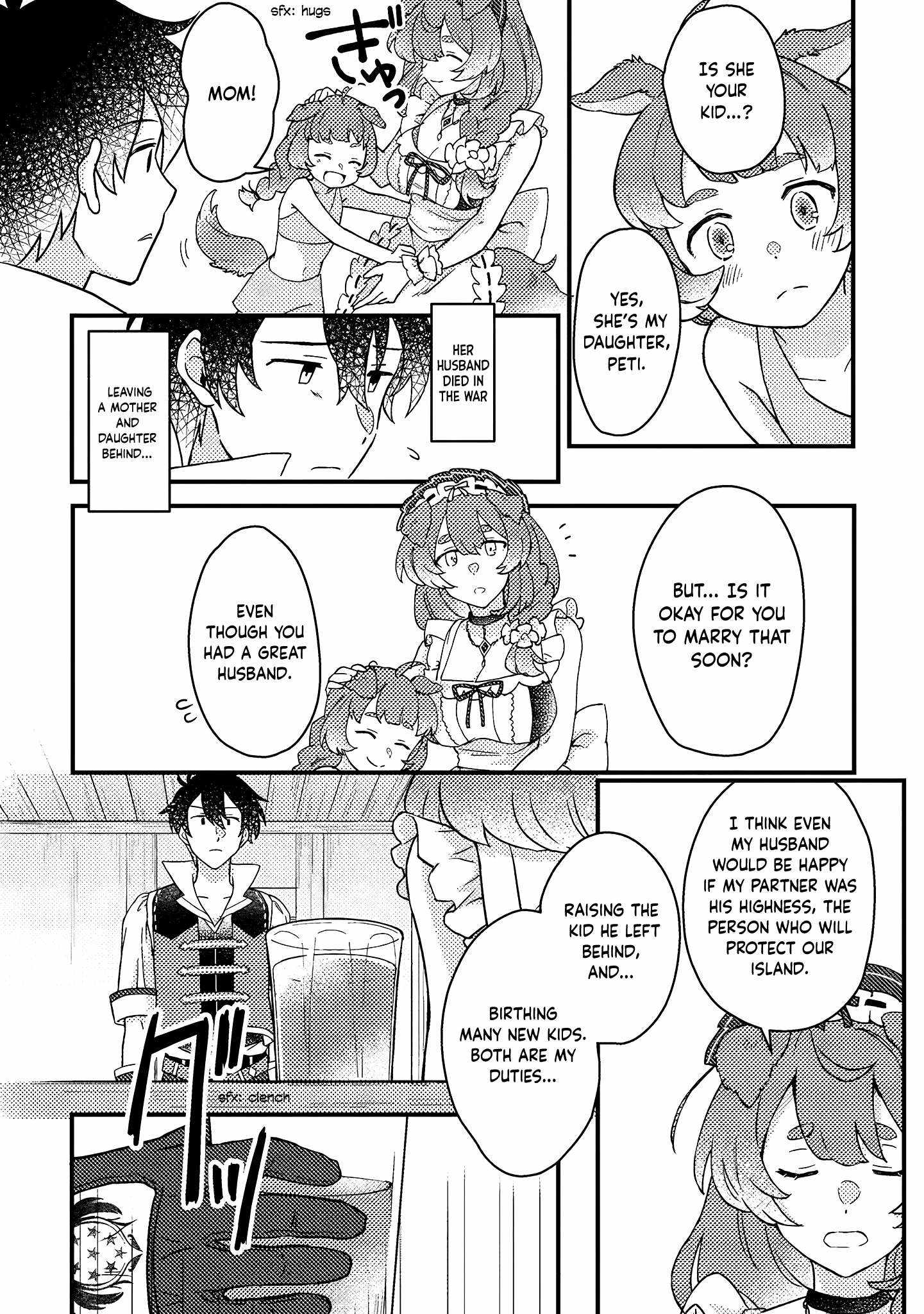 Revolution in production with the blessings of the gods - While living a leisurely, slow life in a corner of another world, somehow a diverse group of people gathered to form the strongest nation... Chapter 8.2 page 11