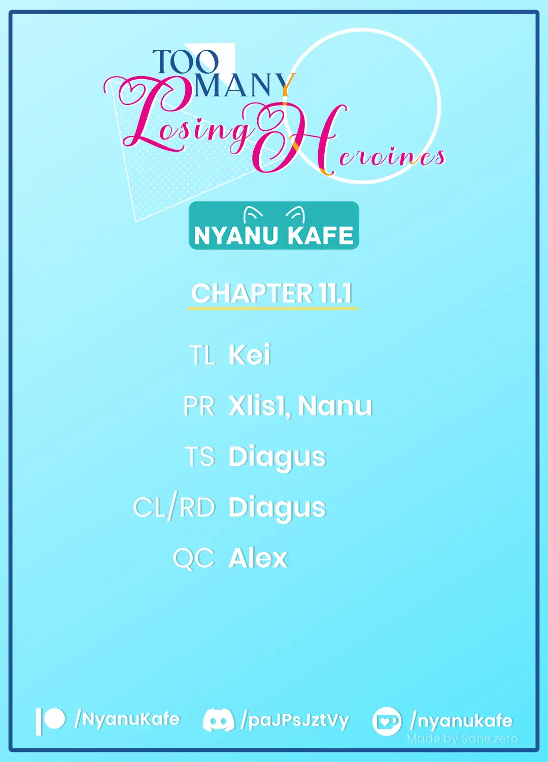 Too Many Losing Heroines! Chapter 11.1 page 1