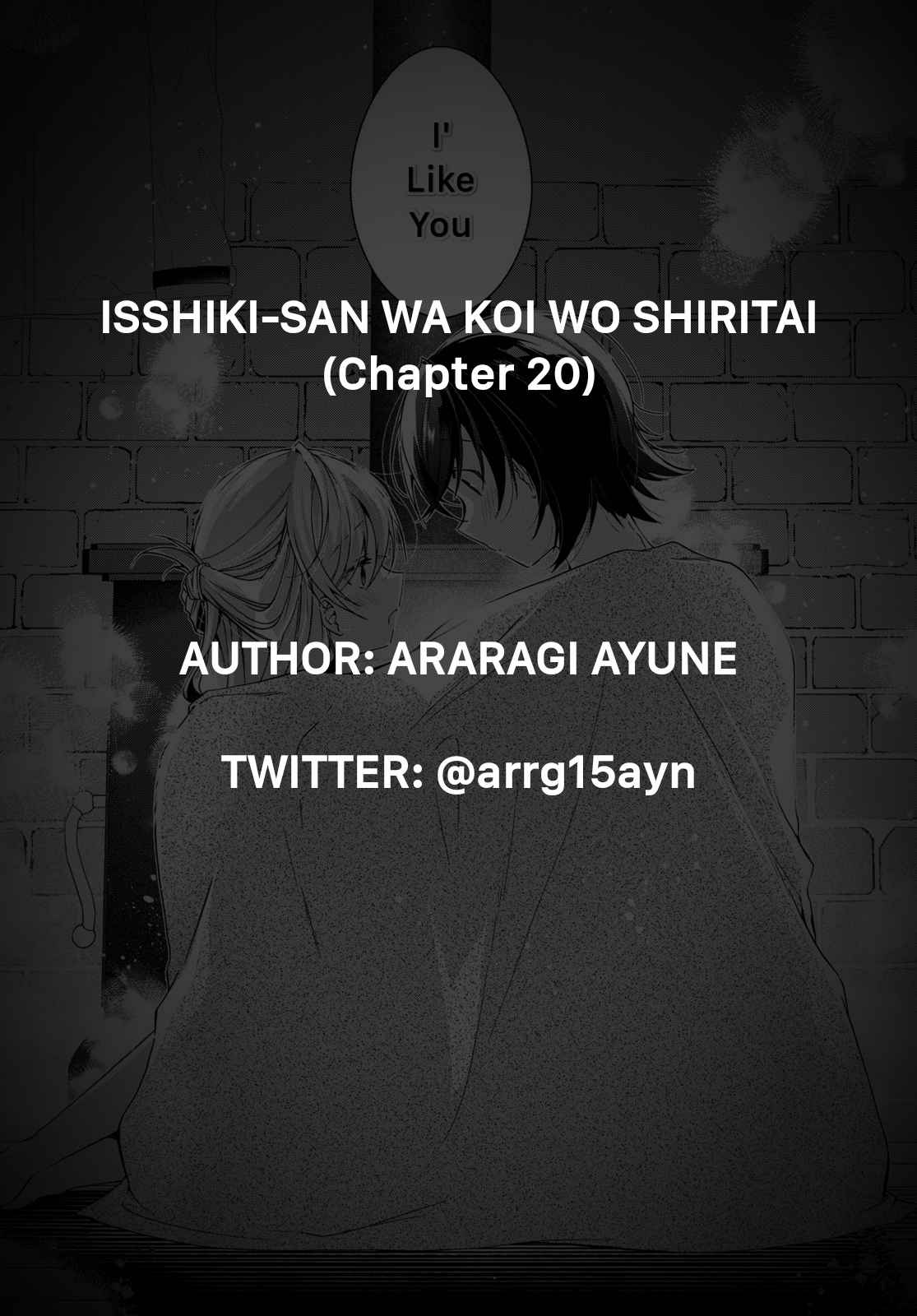 Isshiki-san wa Koi wo shiritai Chapter 20 page 36