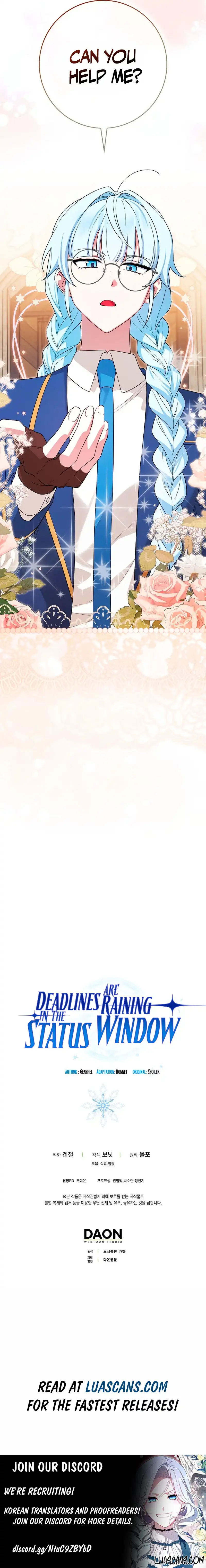 Deadlines are Raining in the Status Window Chapter 22 page 18