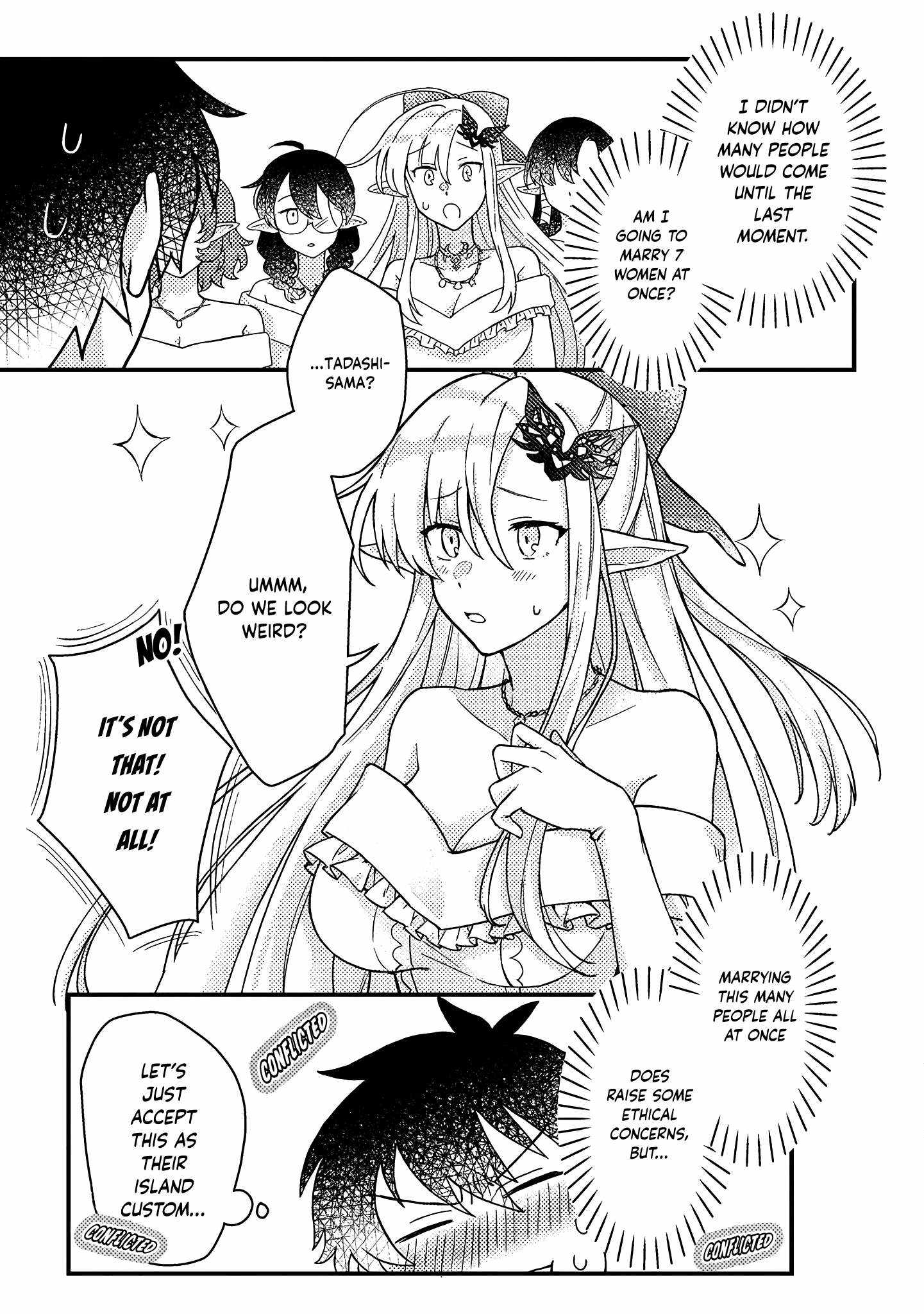 Revolution in production with the blessings of the gods - While living a leisurely, slow life in a corner of another world, somehow a diverse group of people gathered to form the strongest nation... Chapter 8.3 page 6
