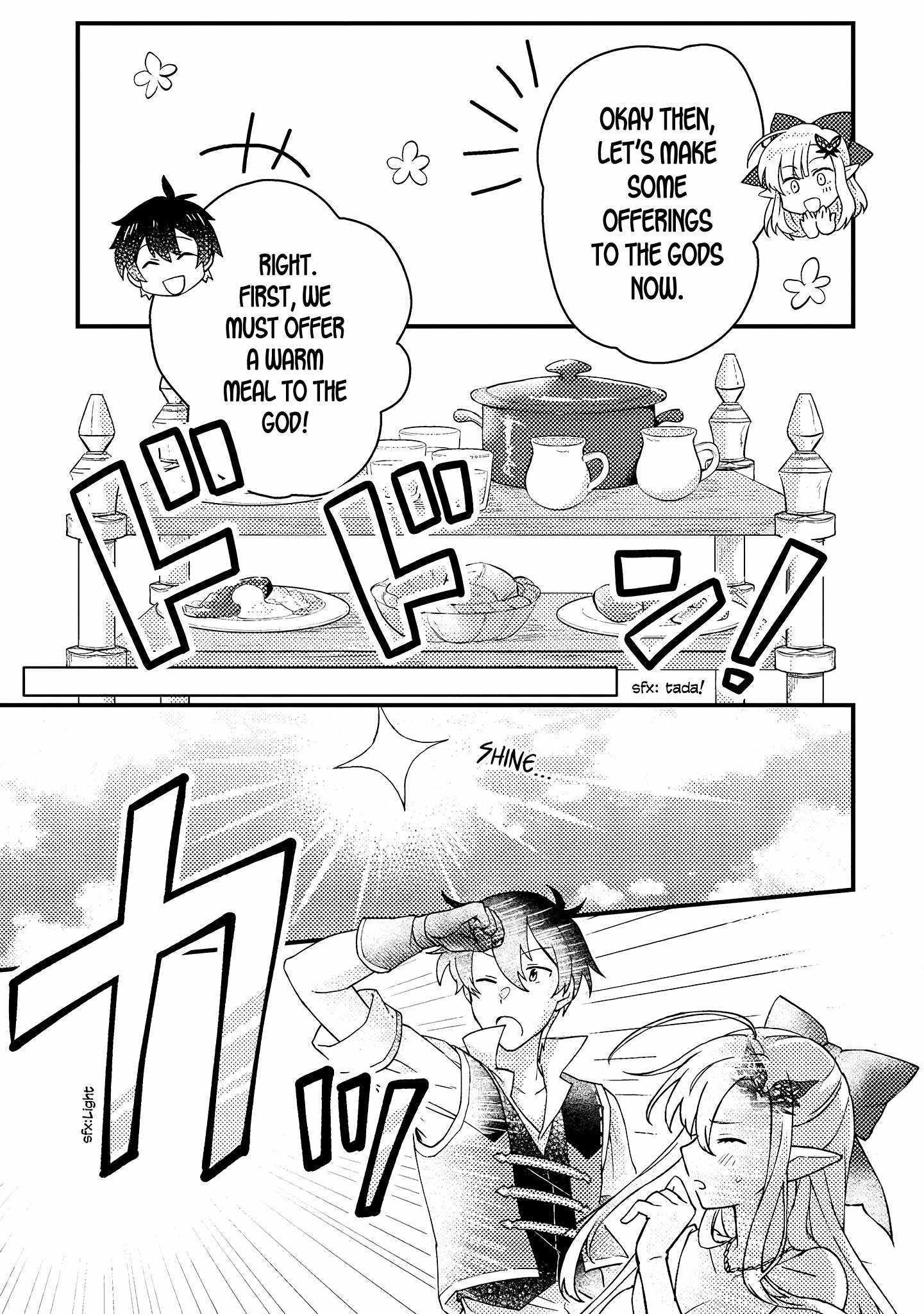 Revolution in production with the blessings of the gods - While living a leisurely, slow life in a corner of another world, somehow a diverse group of people gathered to form the strongest nation... Chapter 8.3 page 8