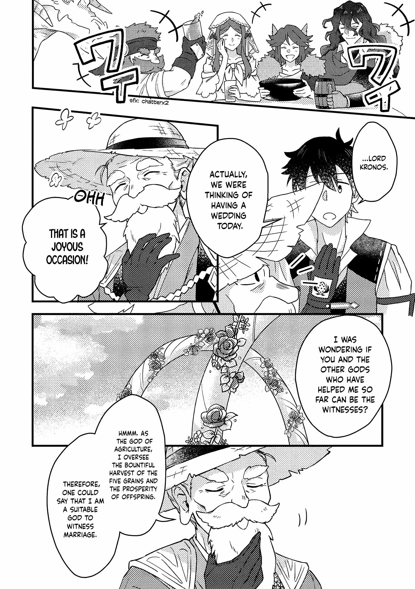Revolution in production with the blessings of the gods - While living a leisurely, slow life in a corner of another world, somehow a diverse group of people gathered to form the strongest nation... Chapter 9.1 page 11