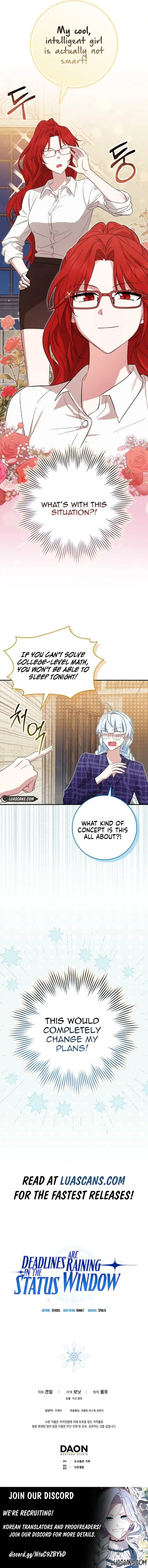 Deadlines are Raining in the Status Window Chapter 24 page 15