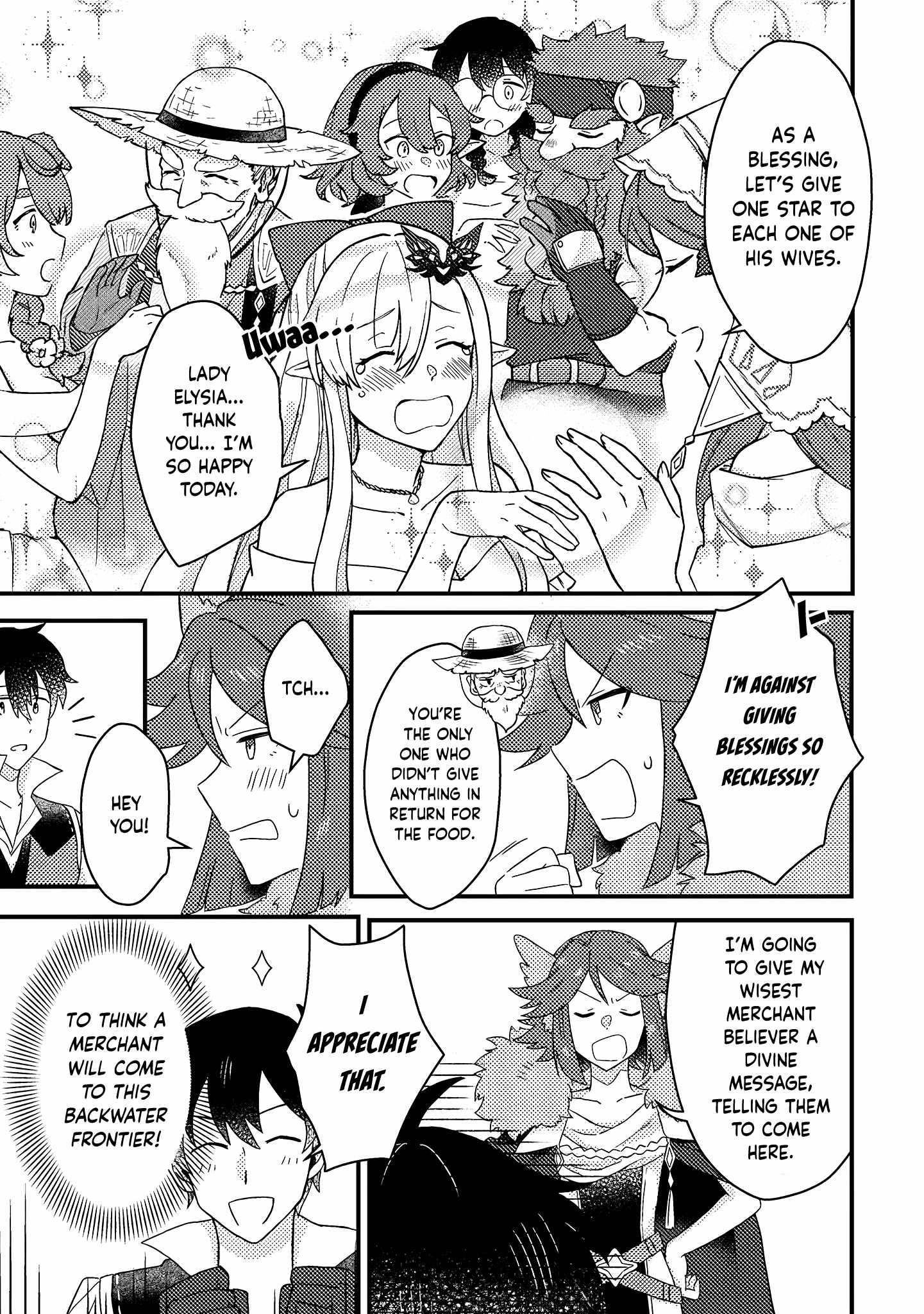 Revolution in production with the blessings of the gods - While living a leisurely, slow life in a corner of another world, somehow a diverse group of people gathered to form the strongest nation... Chapter 9.2 page 6