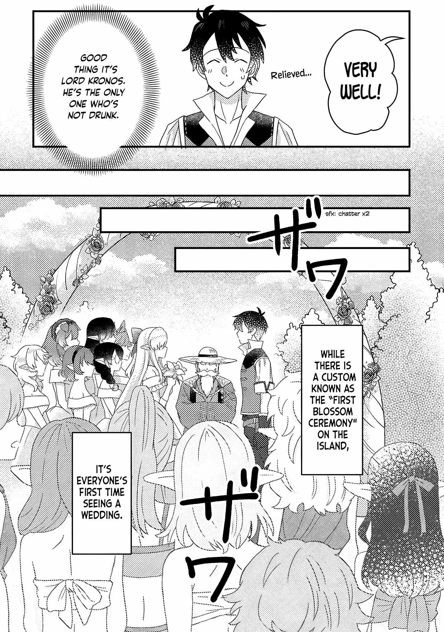 Revolution in production with the blessings of the gods - While living a leisurely, slow life in a corner of another world, somehow a diverse group of people gathered to form the strongest nation... Chapter 9.2 page 2