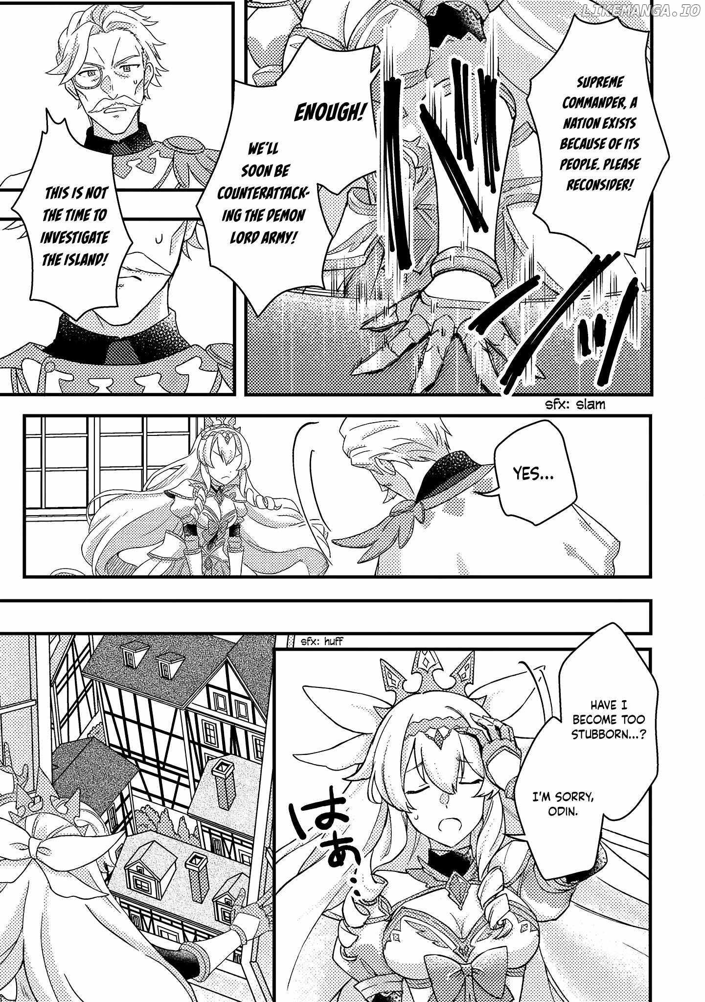 Revolution in production with the blessings of the gods - While living a leisurely, slow life in a corner of another world, somehow a diverse group of people gathered to form the strongest nation... Chapter 9.3 page 10