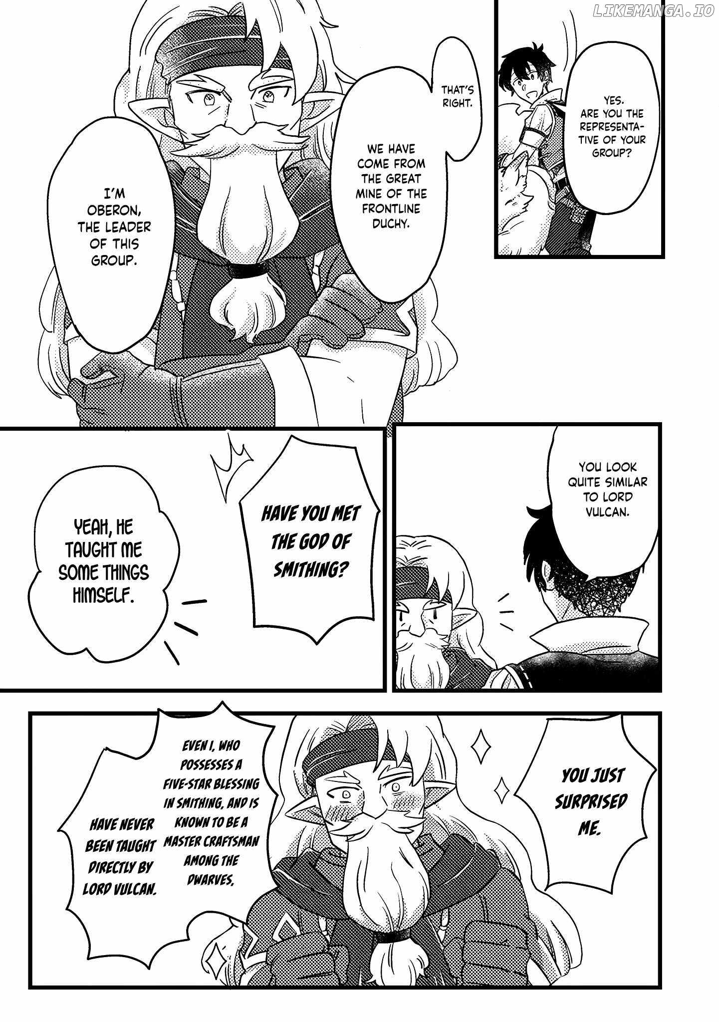 Revolution in production with the blessings of the gods - While living a leisurely, slow life in a corner of another world, somehow a diverse group of people gathered to form the strongest nation... Chapter 10.1 page 10