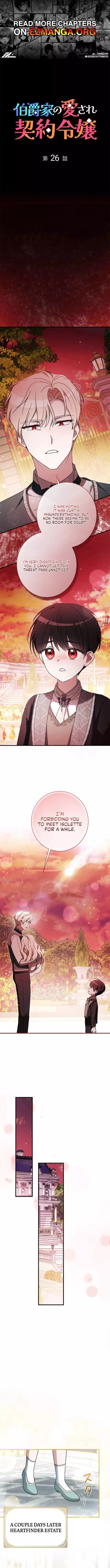 The Count's Beloved Contract Young Lady Chapter 26 page 1