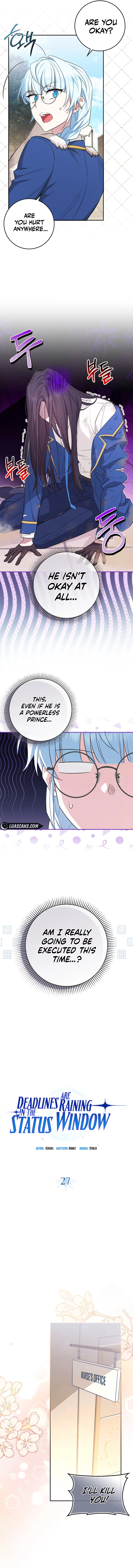 Deadlines are Raining in the Status Window Chapter 27 page 6