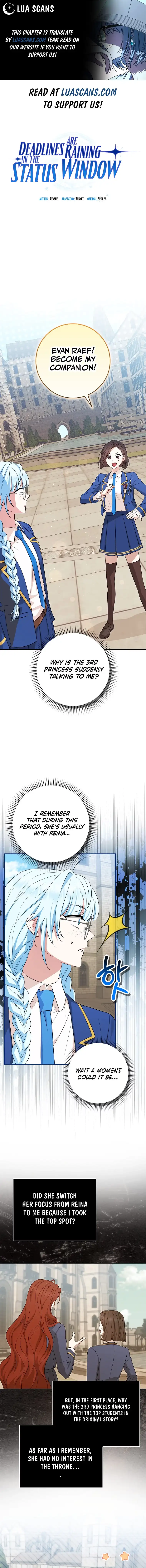 Deadlines are Raining in the Status Window Chapter 28 page 2
