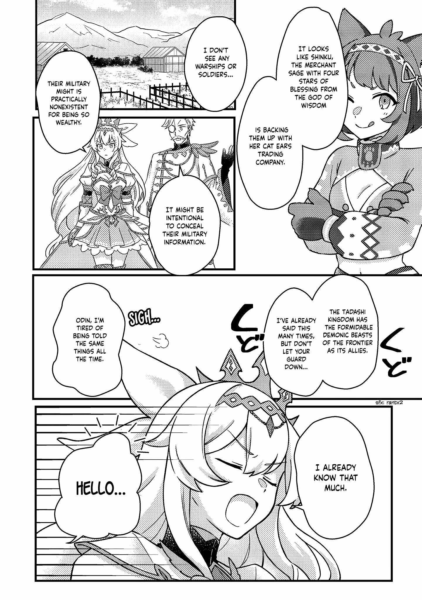 Revolution in production with the blessings of the gods - While living a leisurely, slow life in a corner of another world, somehow a diverse group of people gathered to form the strongest nation... Chapter 11.2 page 6