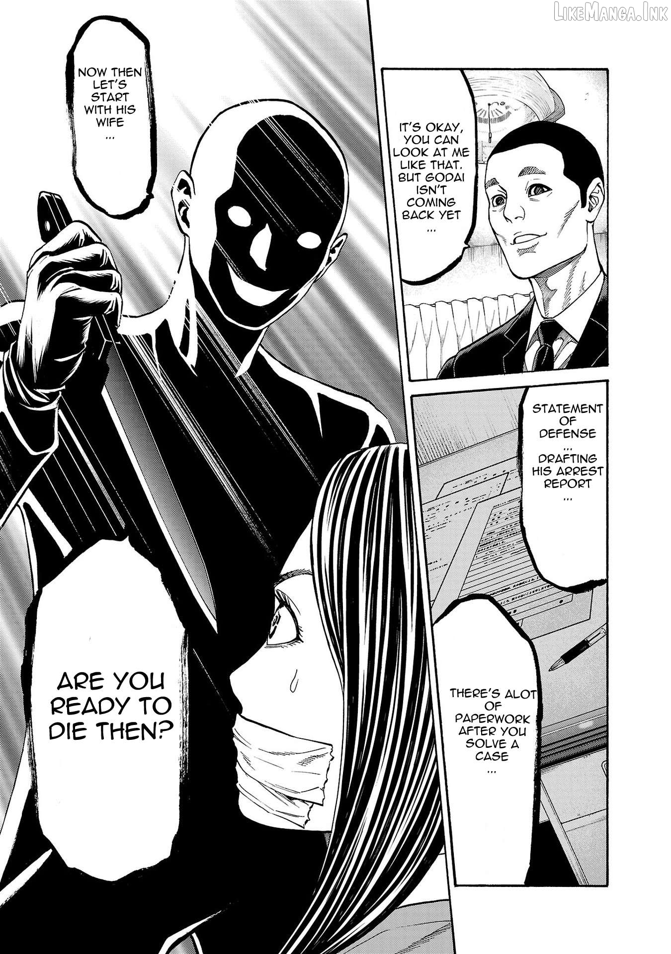 Psycho x Past: Ryouki Satsujin Sennyuu Sousa Chapter 32 page 34